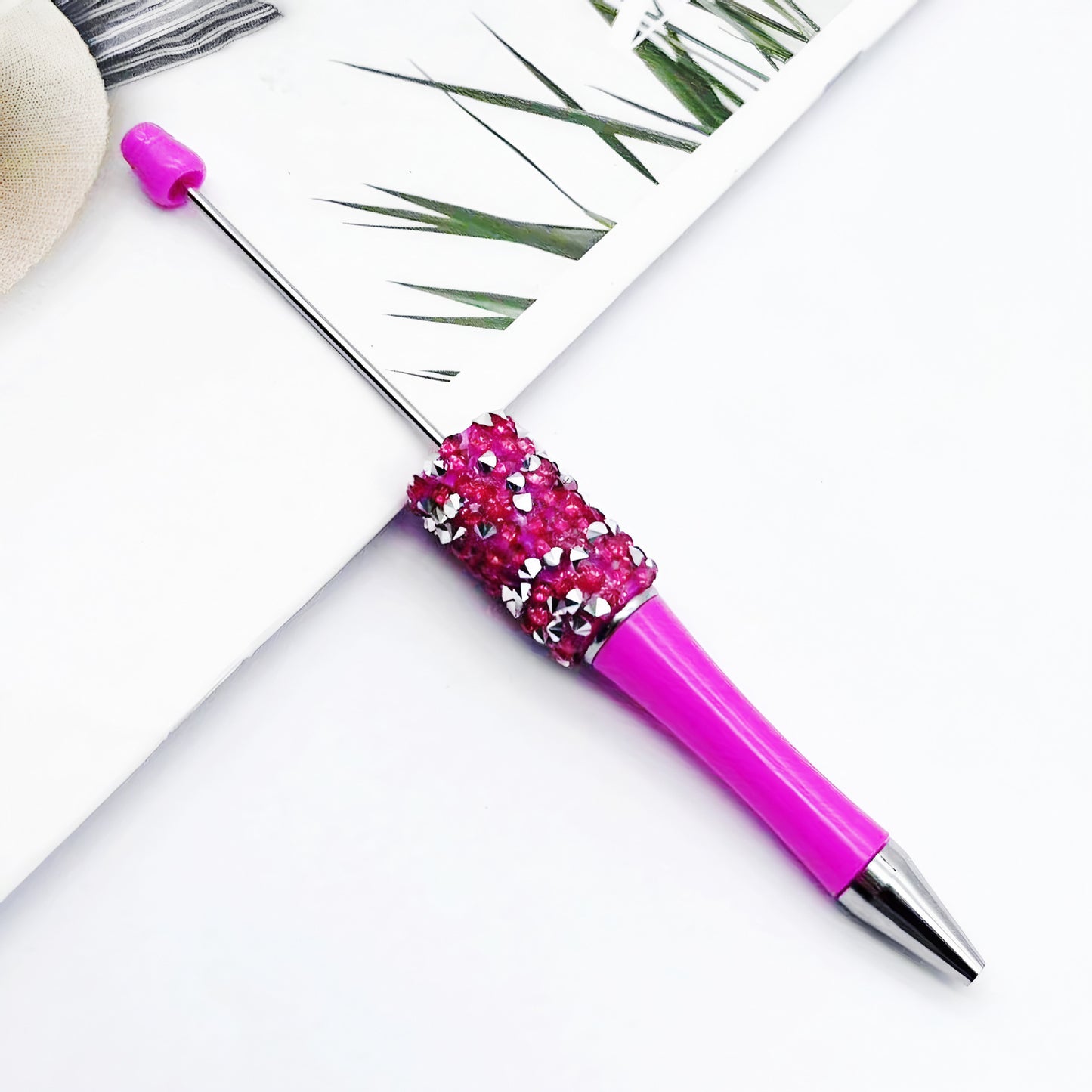 DIY Rhinestone Beaded Pen