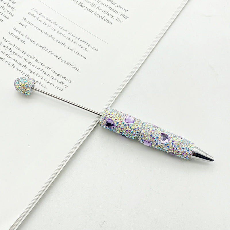 Heart-Shaped Full Diamond Beadble Pen