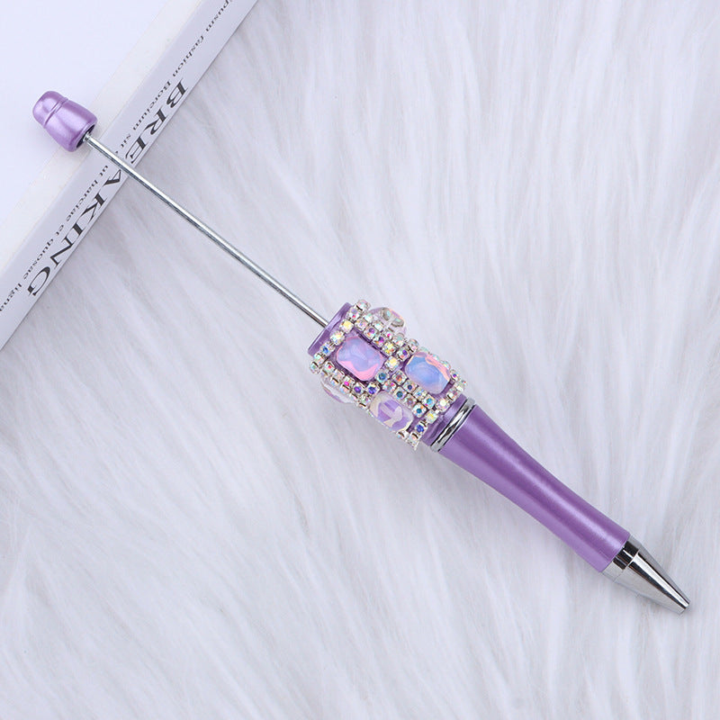 Diamond-encrusted Square Sugar Beadble Pen