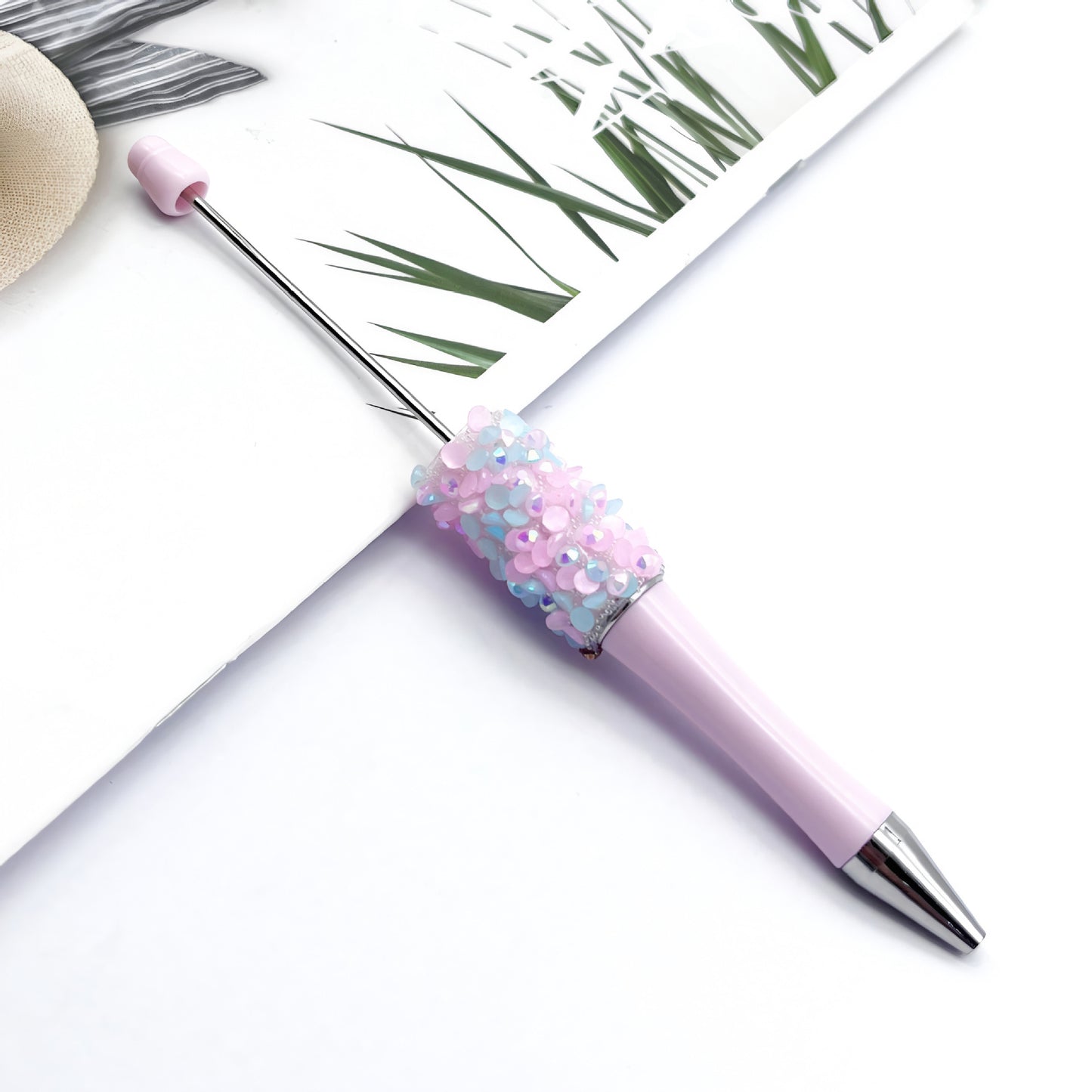 Petal Sequined Beaded Pen