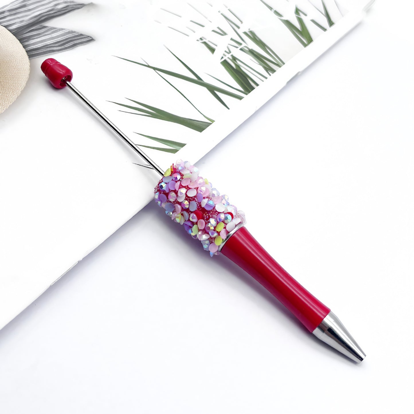 Petal Sequined Beaded Pen