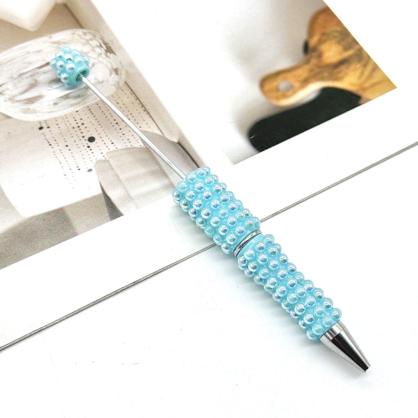 Pearl-encrusted Beadble Pen