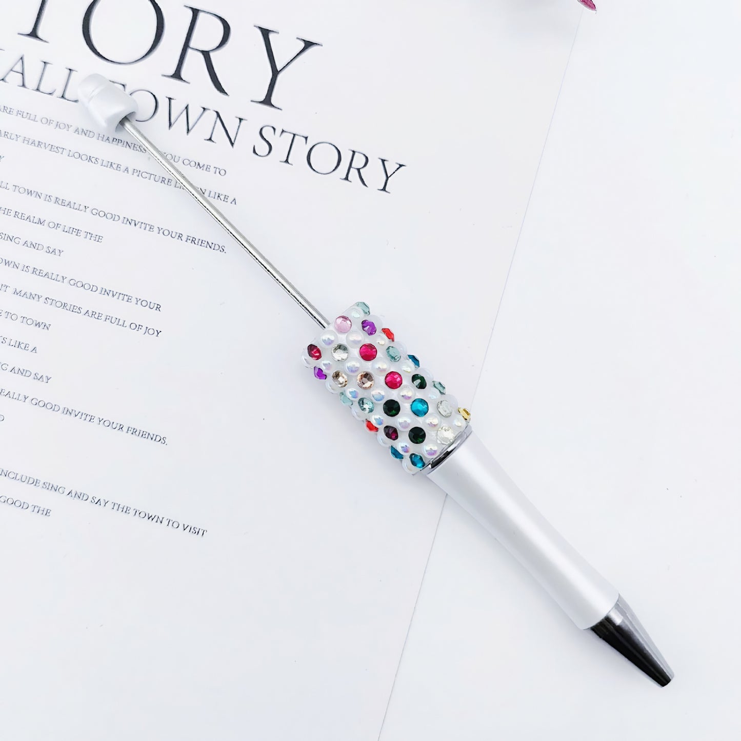Gradient Candy Diamond Beadble Pen