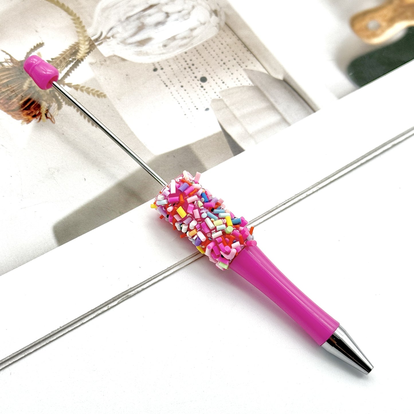 Candy Bead Decorative Beadble Pen