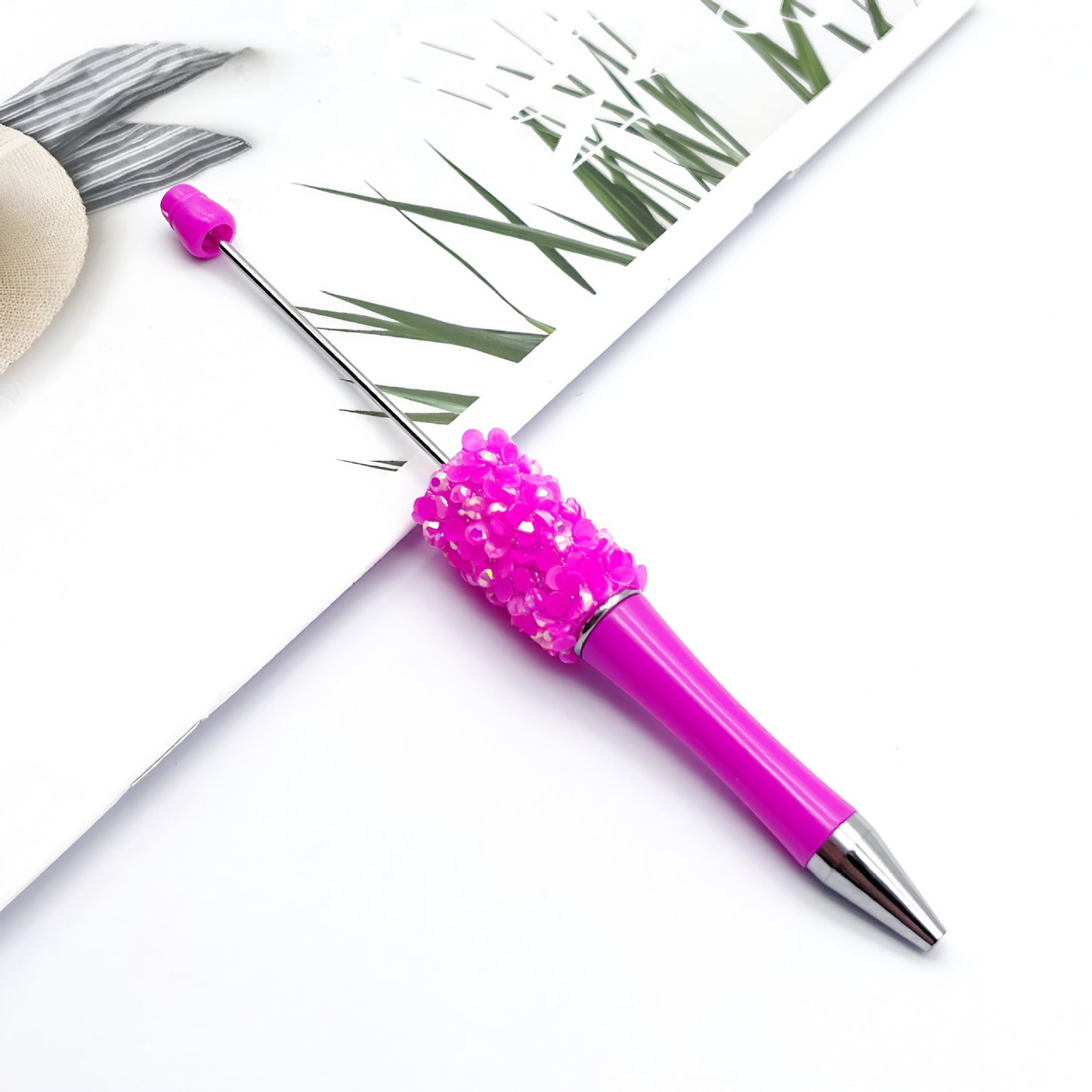 Petal Sequined Beaded Pen