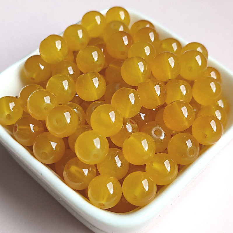 Imitation Jade Glass Beads