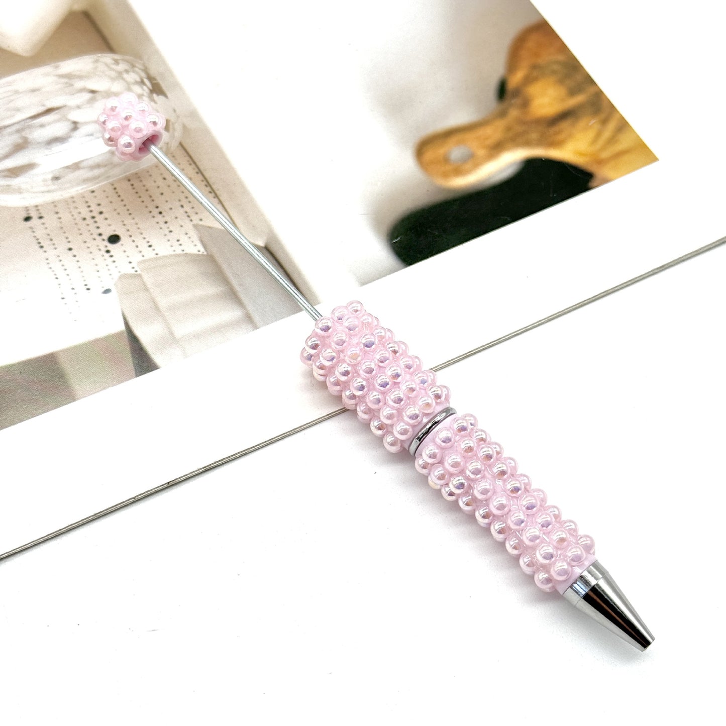 Pearl-encrusted Beadble Pen