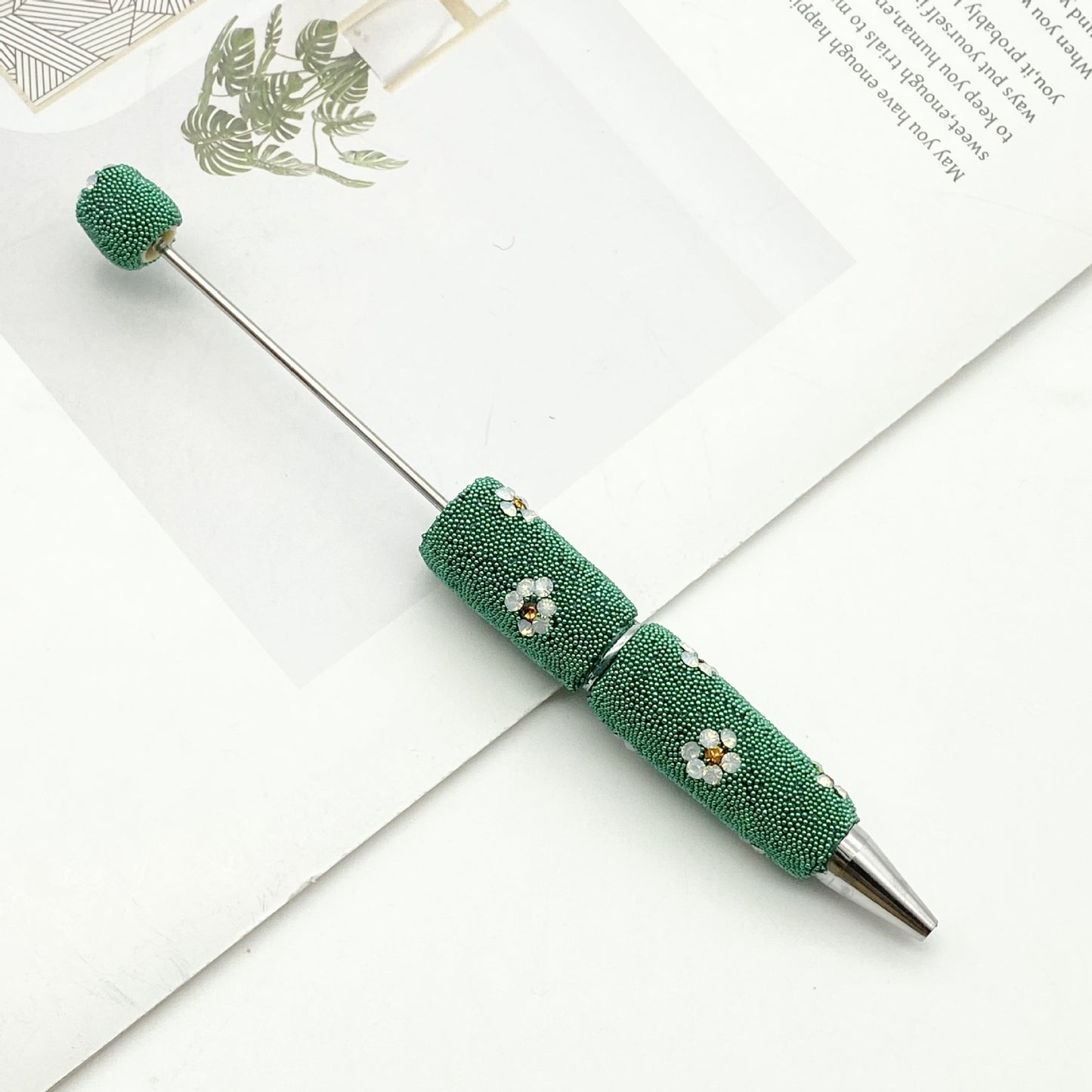 Daisy-patterned Beadble Pen