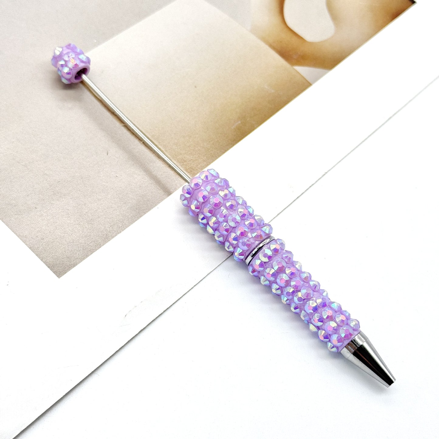 Diamond-Studded Full-Diamond Beaded Pen