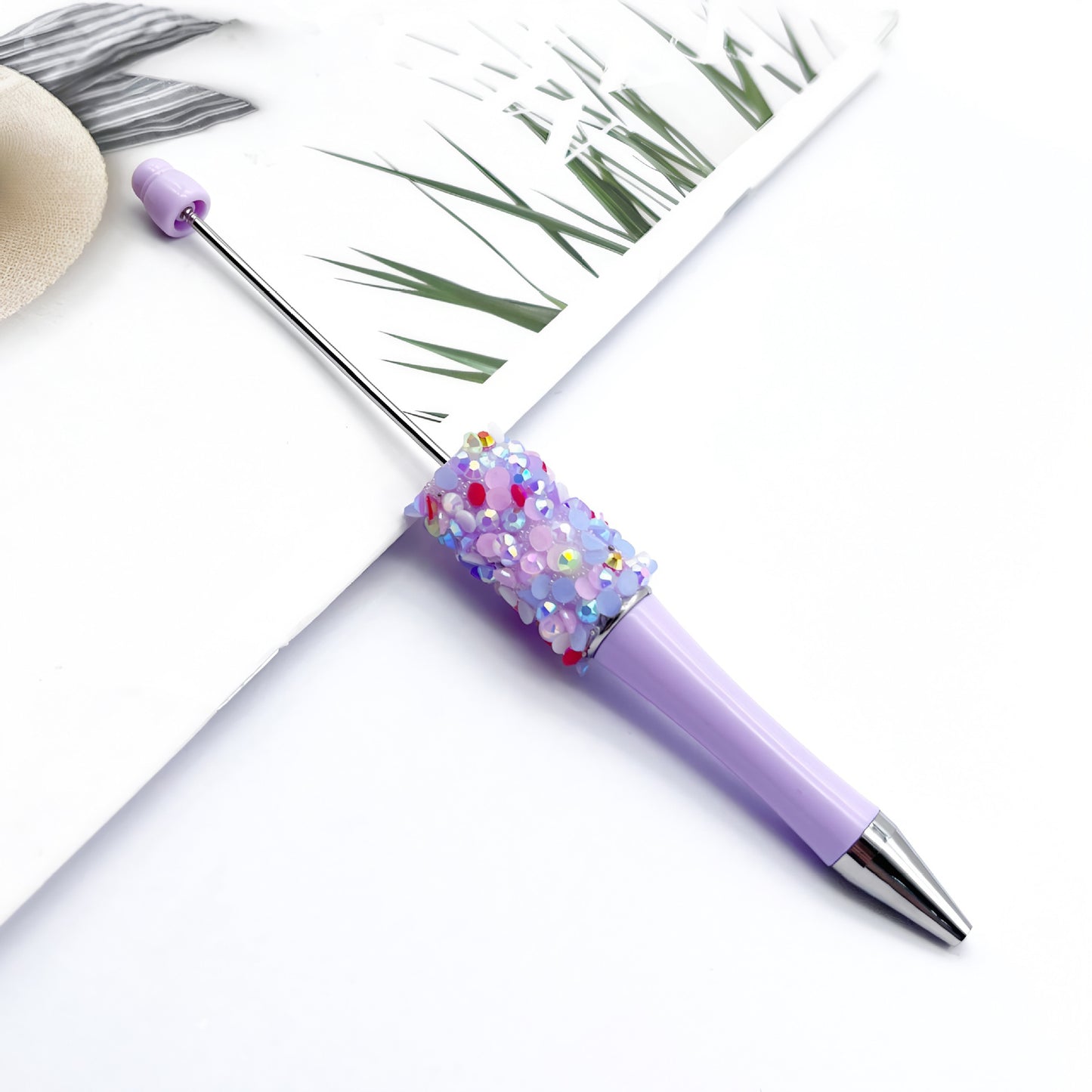 Petal Sequined Beaded Pen