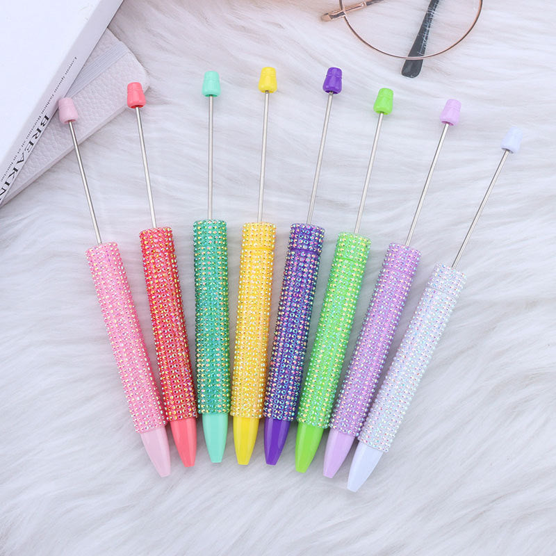 Pastel-colored Diamond-studded Beadble Pen