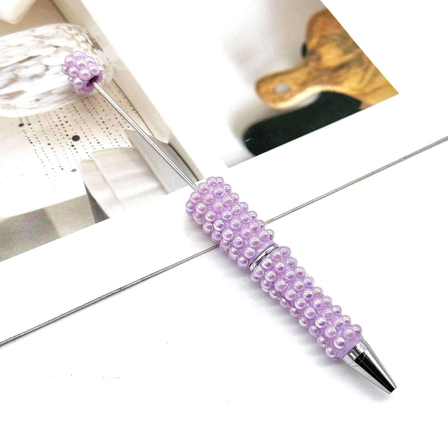 Pearl-encrusted Beadble Pen