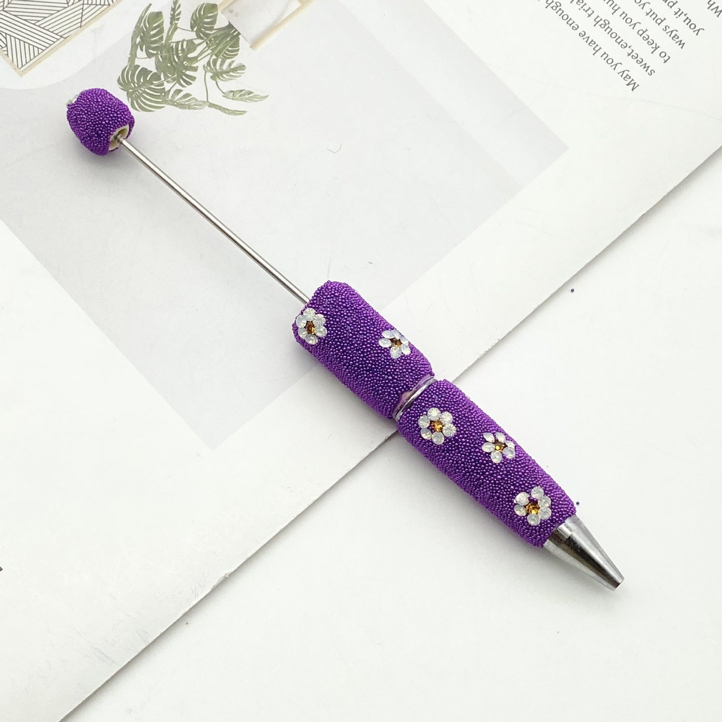 Daisy-patterned Beadble Pen