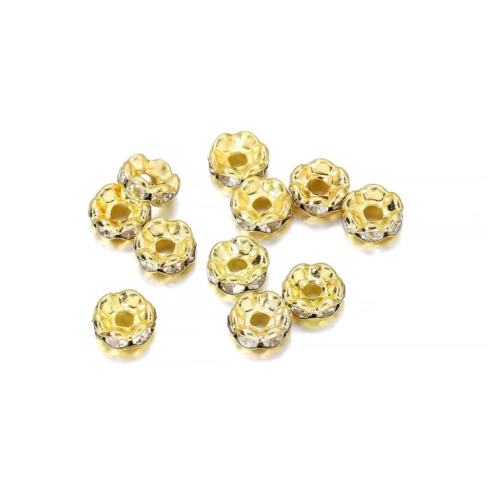 10mm DiamondBead Spacer(1 Bag/50pcs)