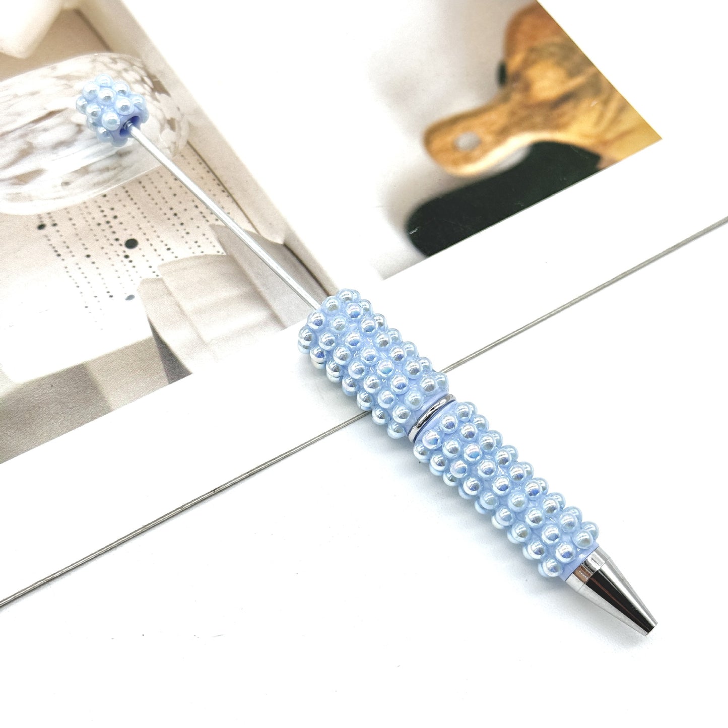 Pearl-encrusted Beadble Pen