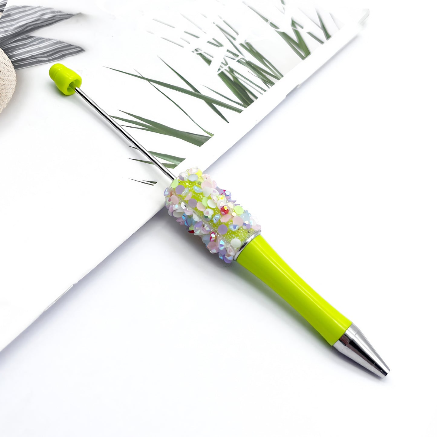 Petal Sequined Beaded Pen