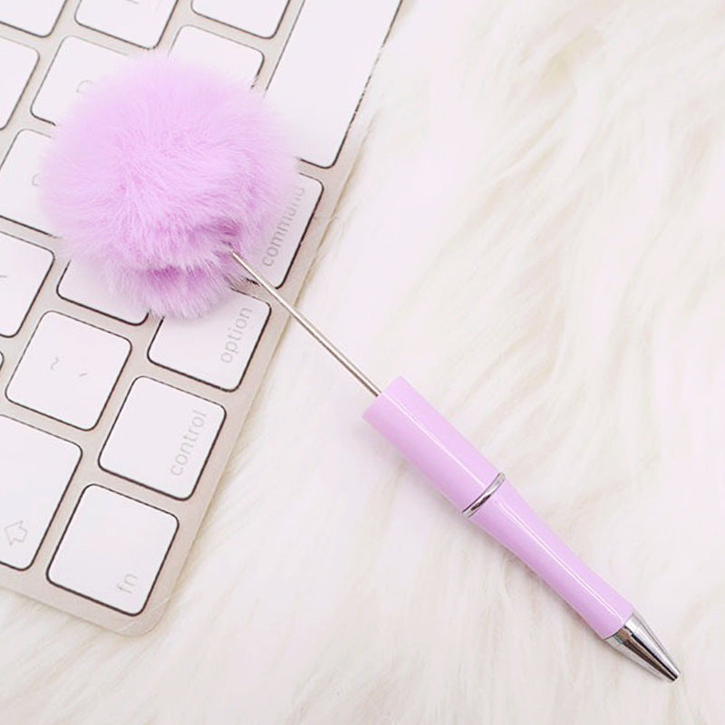 Plush Pom Pom Beadble Pen