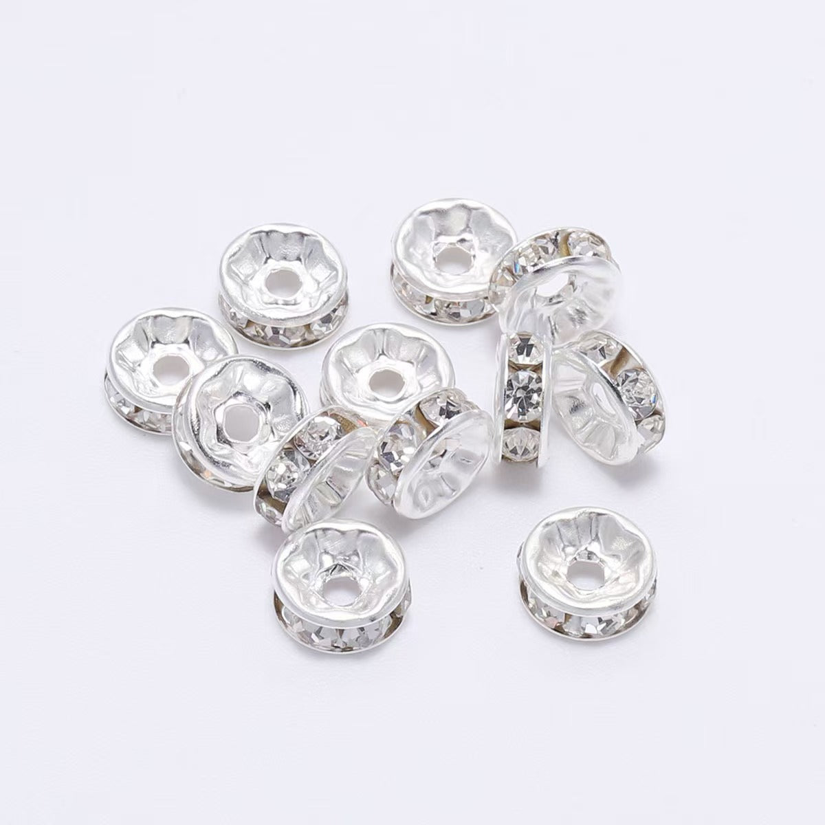 10mm DiamondBead Spacer(1 Bag/50pcs)