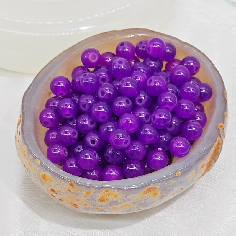 Imitation Jade Glass Beads