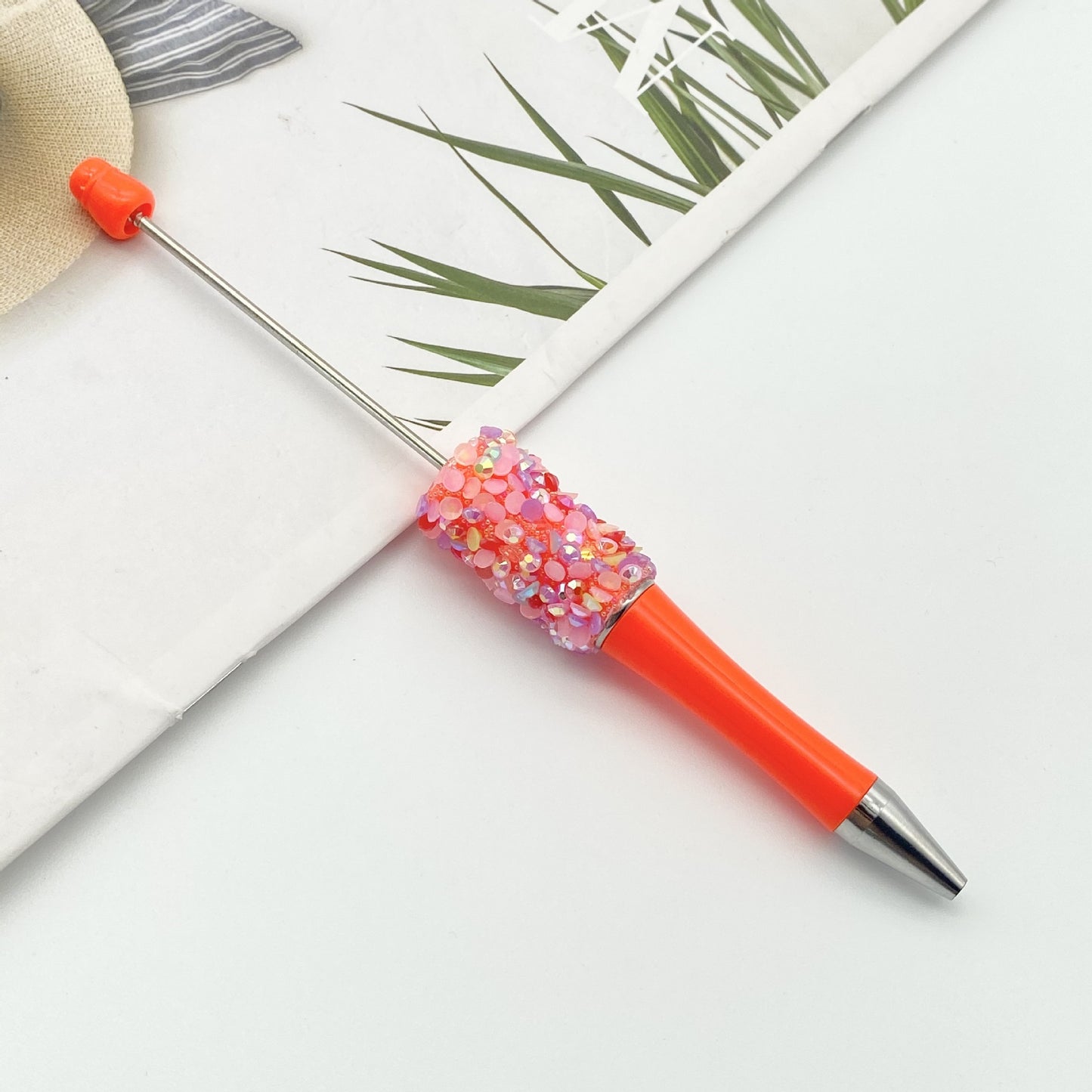 Petal Sequined Beaded Pen