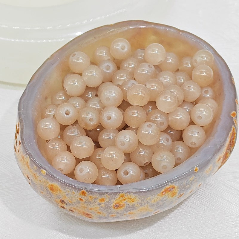 Imitation Jade Glass Beads