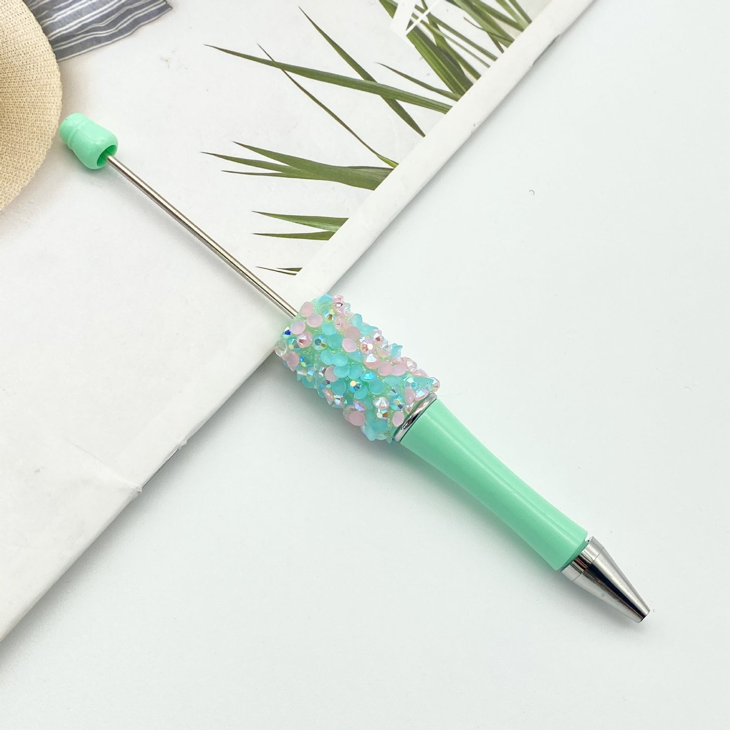 Petal Sequined Beaded Pen