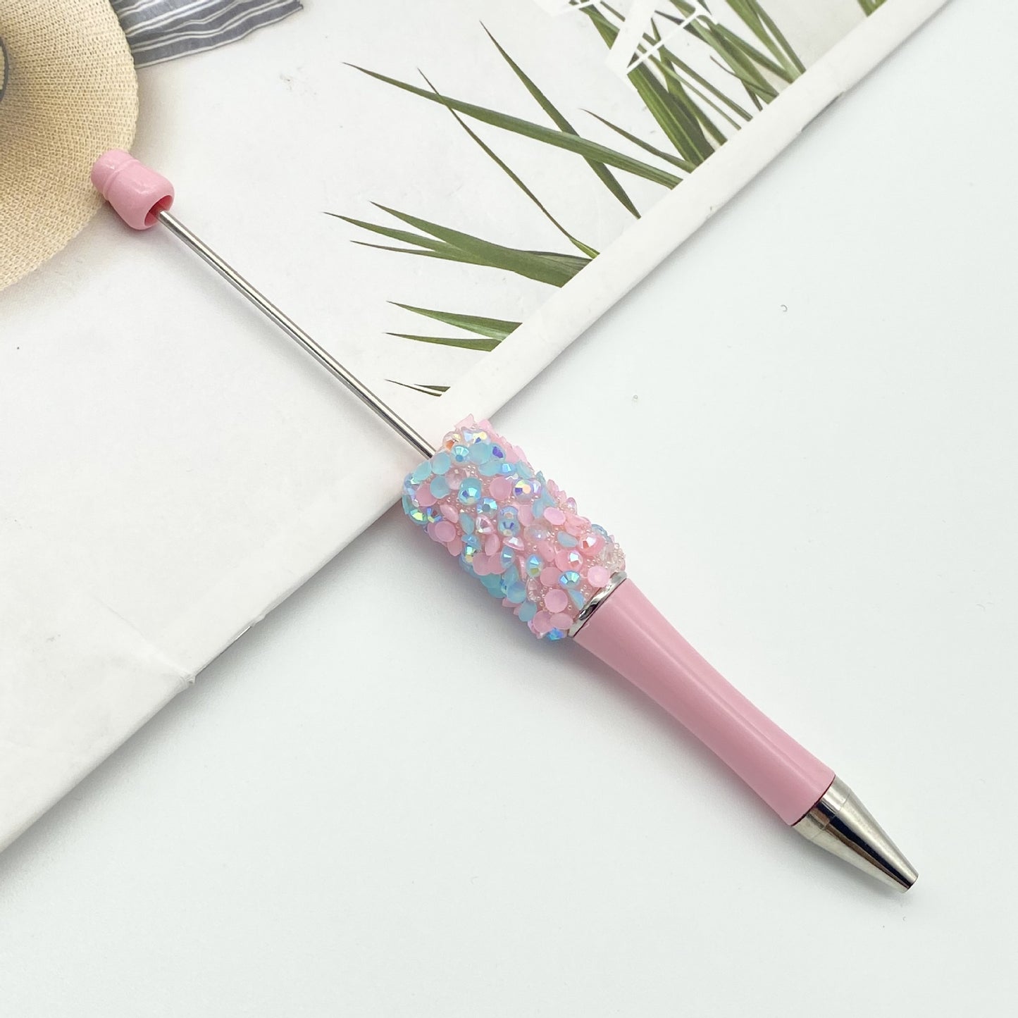 Petal Sequined Beaded Pen