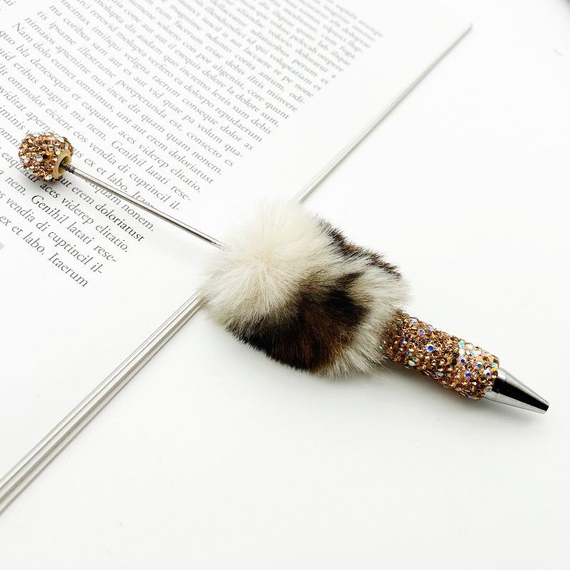 AB Pom-pom Full Diamond Beadble Pen