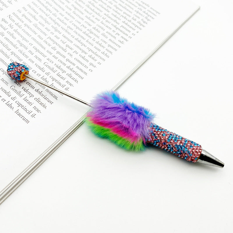 AB Pom-pom Full Diamond Beadble Pen