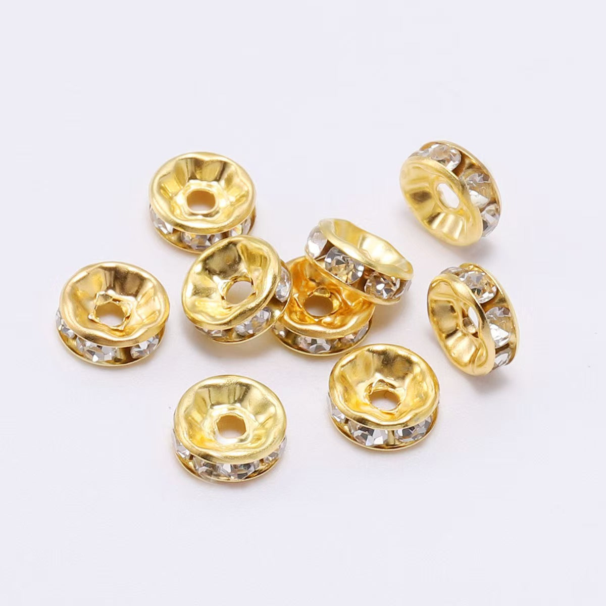 10mm DiamondBead Spacer(1 Bag/50pcs)