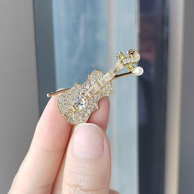Violin Brooch