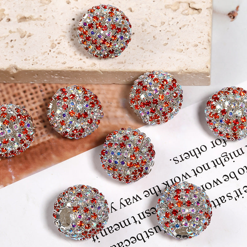Colored Diamond Chain Beads