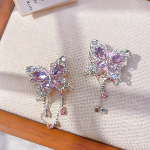 Double-Sided Butterfly Tassel Bead