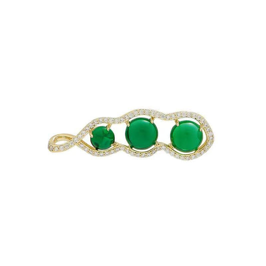 Pea Brooch