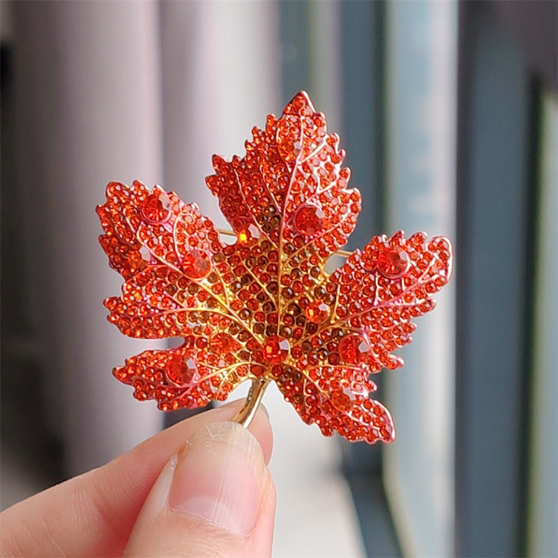 Maple Leaf Brooch