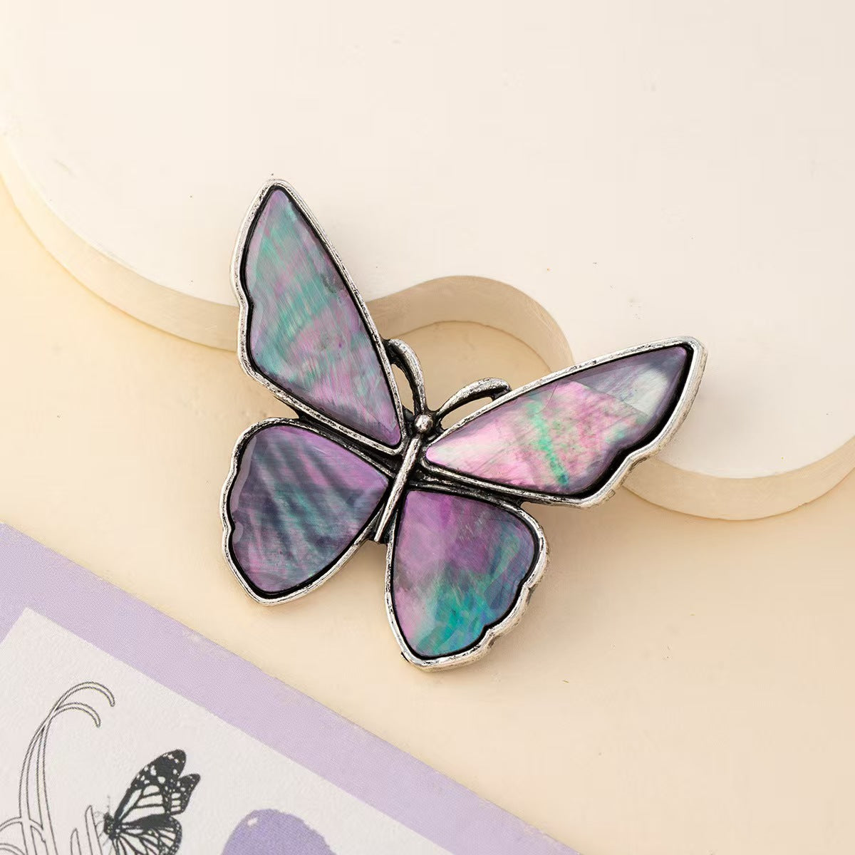 Retro Simulation Butterfly Brooch