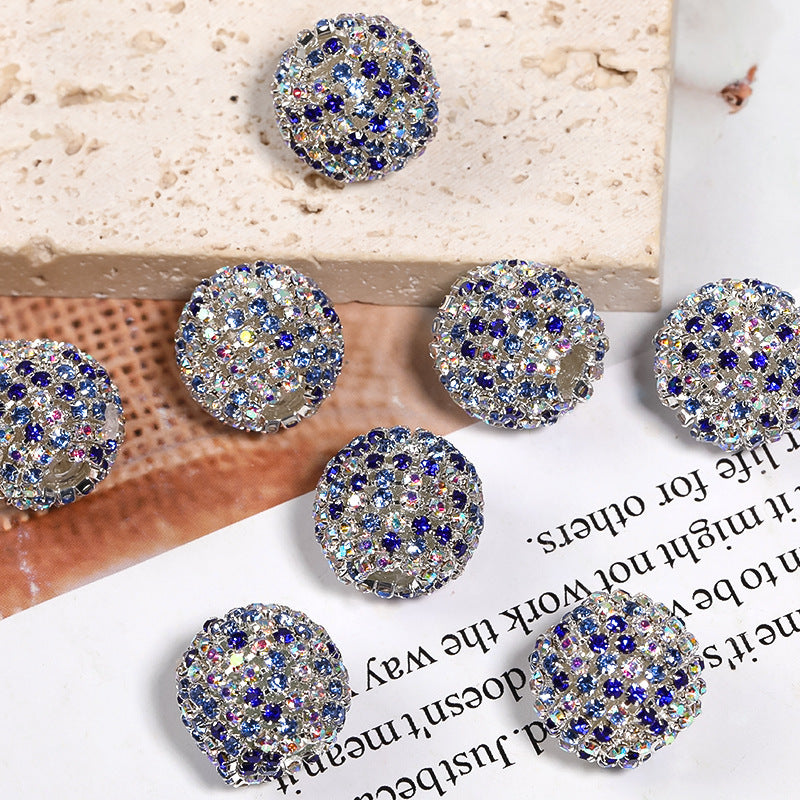 Colored Diamond Chain Beads