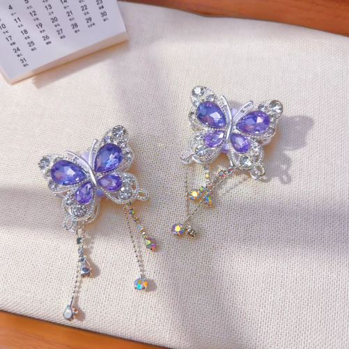 Double-Sided Butterfly Tassel Bead