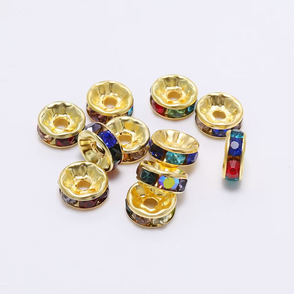 10mm DiamondBead Spacer(1 Bag/50pcs)