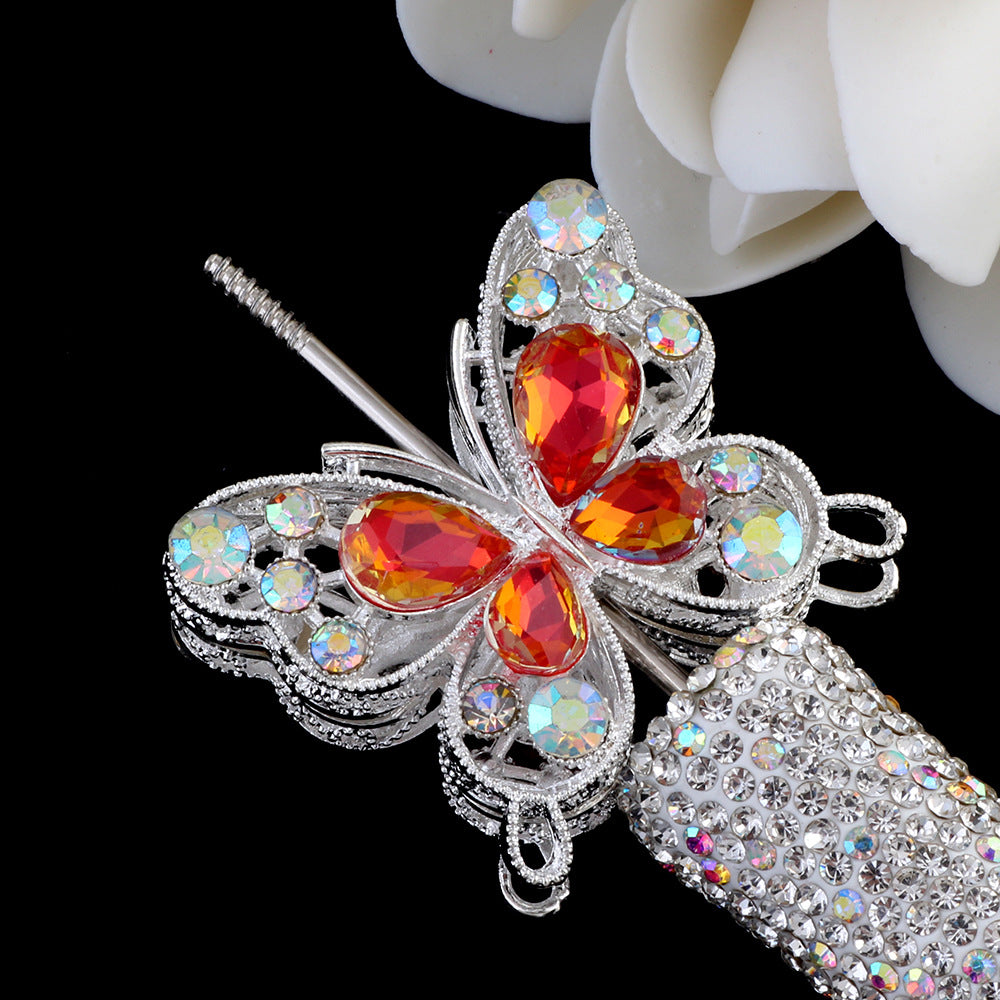 Double-sided Butterfly Crystal Beads