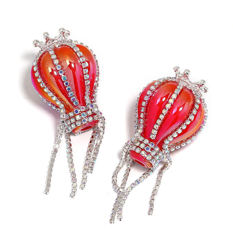 Crown Hot Air Balloon Bead