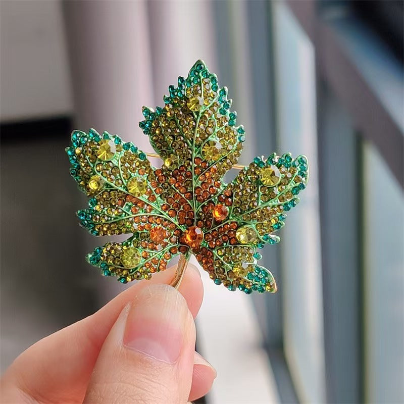Maple Leaf Brooch