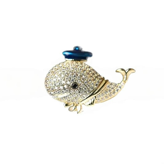 Whale Brooch