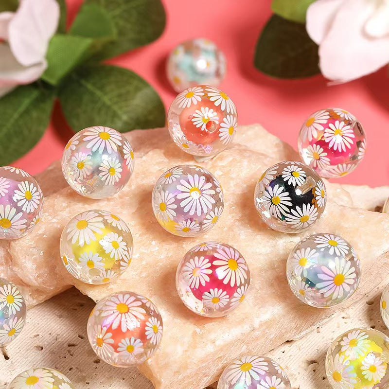Daisy-Print Beads（16mm）