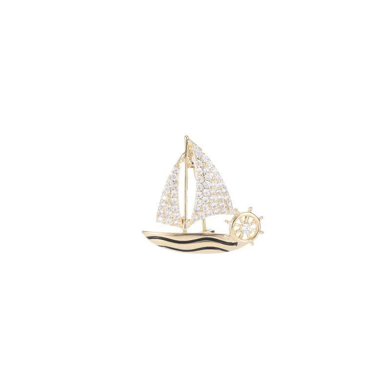 Sailboat Brooch