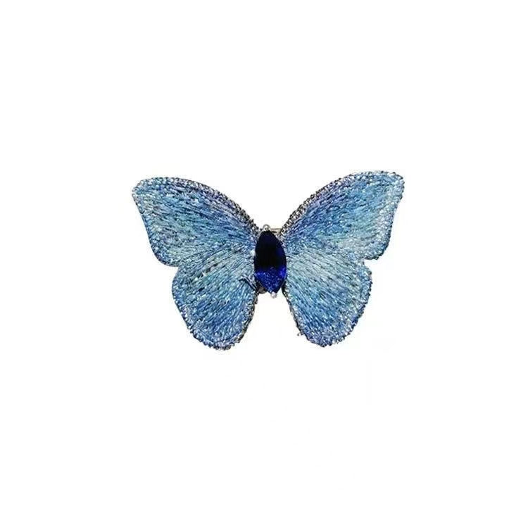 Vintage embroidered butterfly