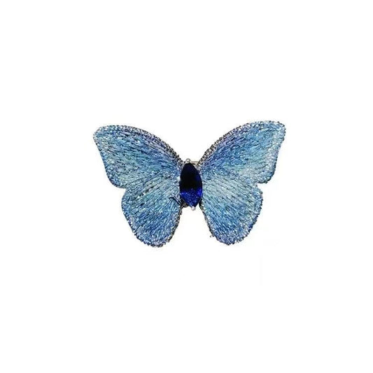 Vintage embroidered butterfly