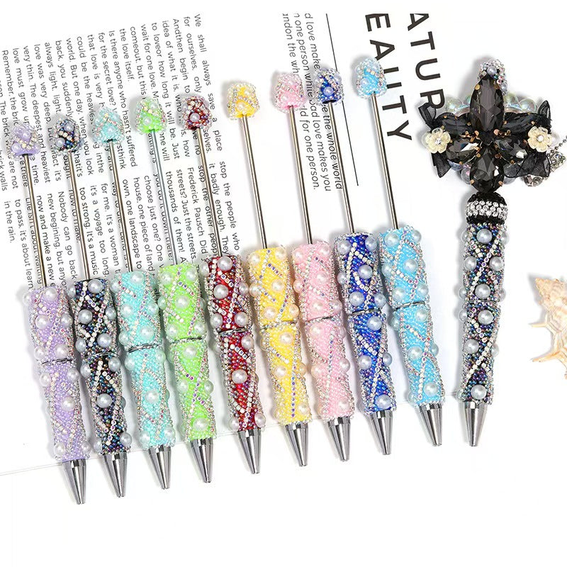 Pearl and Diamond Chain Beadble Pen